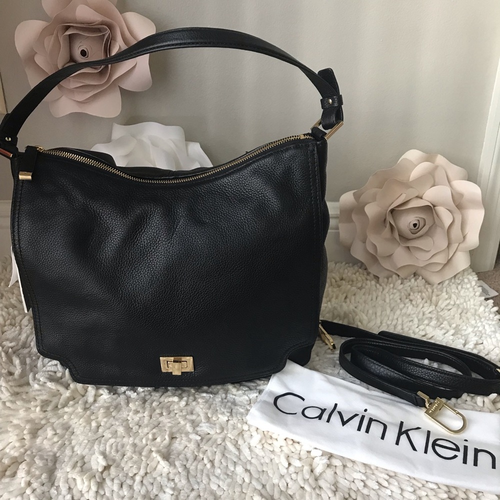 Calvin Klein Medium Hobo Black